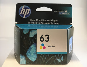 HP #63 Tri Col Ink F6U61AA