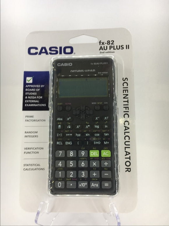 Electronic Calculator Casio Fx82au Plus Ii Scientific Calculator