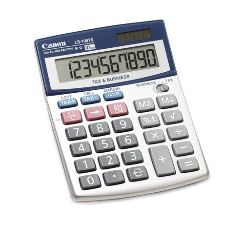 CALCULATOR CANON LS100TS TAX & BUSINESS GST