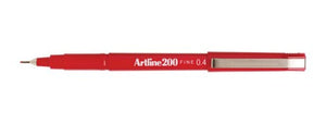 MARKER ARTLINE 200 FINE RED 0.4MM