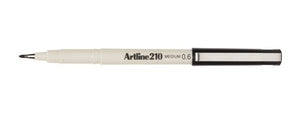 MARKER ARTLINE 210 MEDIUM BLACK 0.6MM