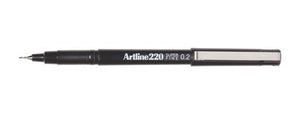 MARKER ARTLINE 220 SUPERFINE POINT BLACK 0.2MM