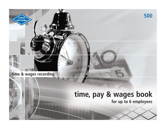 WAGE BOOK ZIONS 500 SML