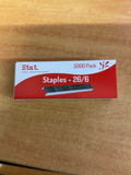 STAPLES SOVEREIGN 26/6 BX5000