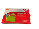 SUSPENSION FILE STAT FC INC INDEX & INSERT PAPER ASST COLOURS PK20