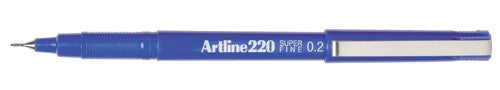 MARKER ARTLINE 220 SUPERFINE POINT BLUE 0.2MM