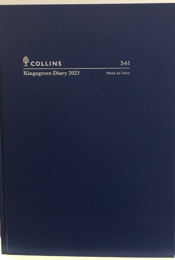 DIARY 2023 COLLINS A4 KINGSGROVE WTV BLUE