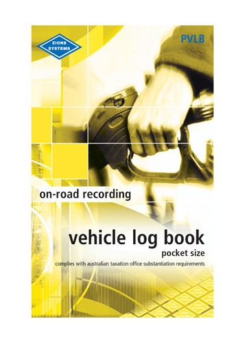 VEHICLE LOG BOOK ZIONS POCKET PVLB