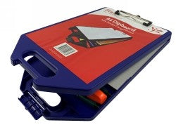 CLIPBOARD A4 SOVEREIGN WITH STORAGE ASST COLOURS